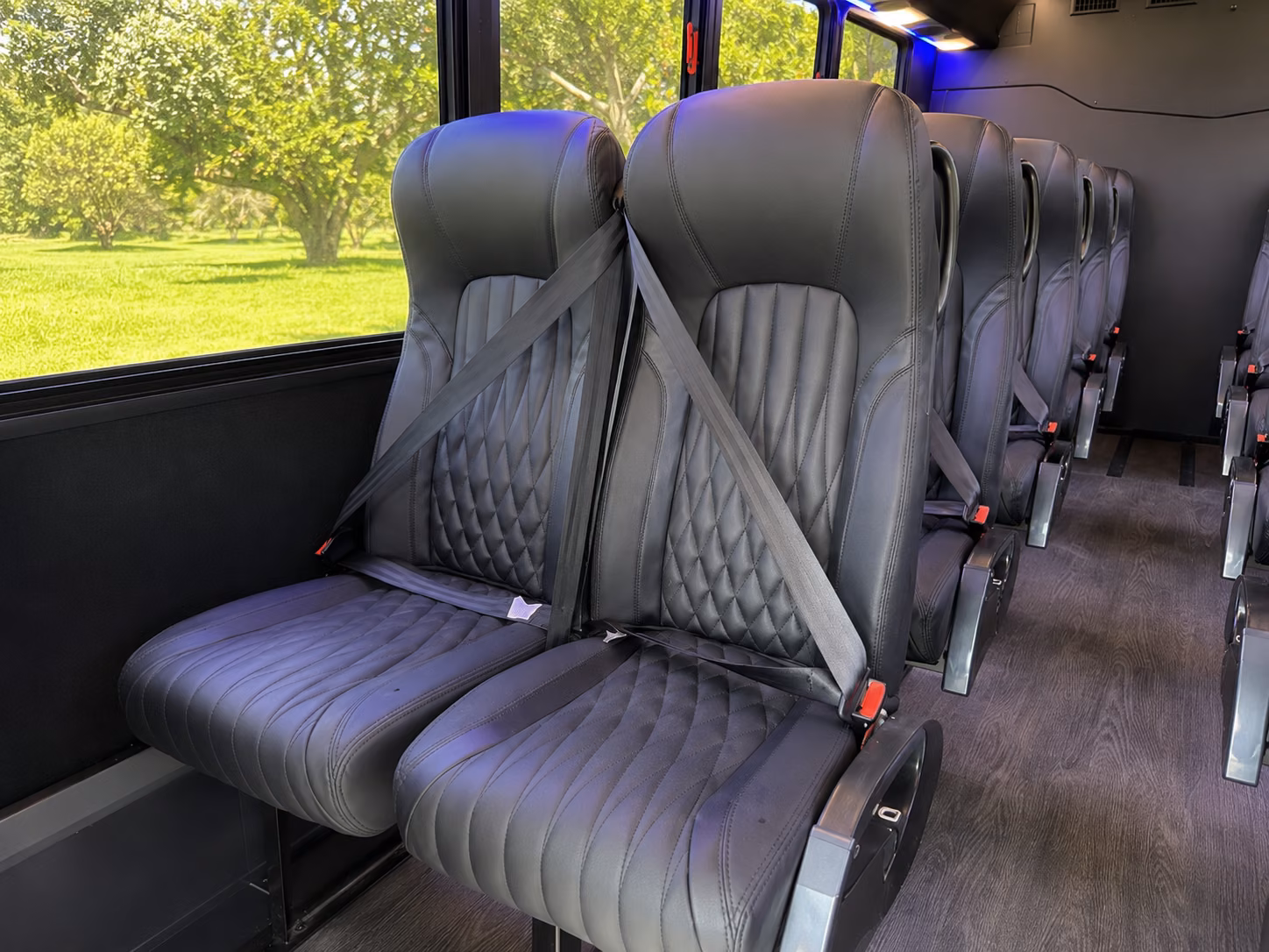 wichita falls 15 passenger minibus inside