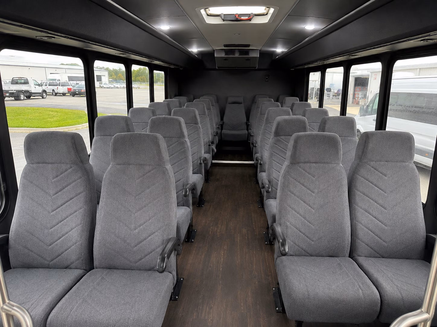 wichita falls 18 passenger minibus inside