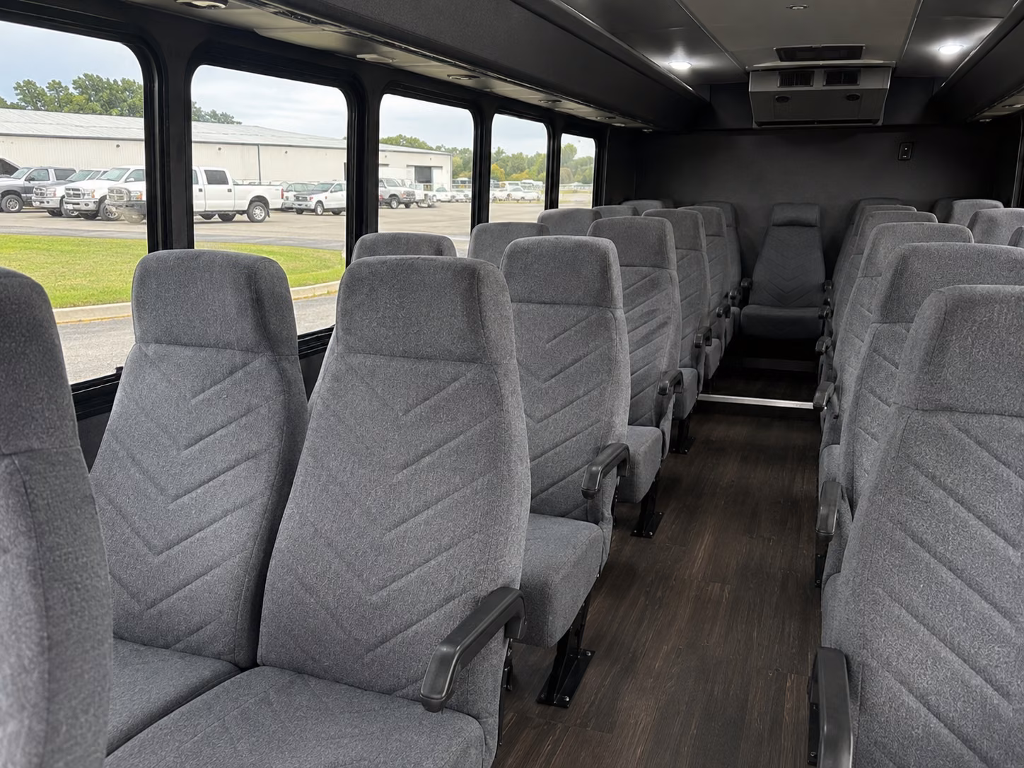 wichita falls 18 passenger minibus interior