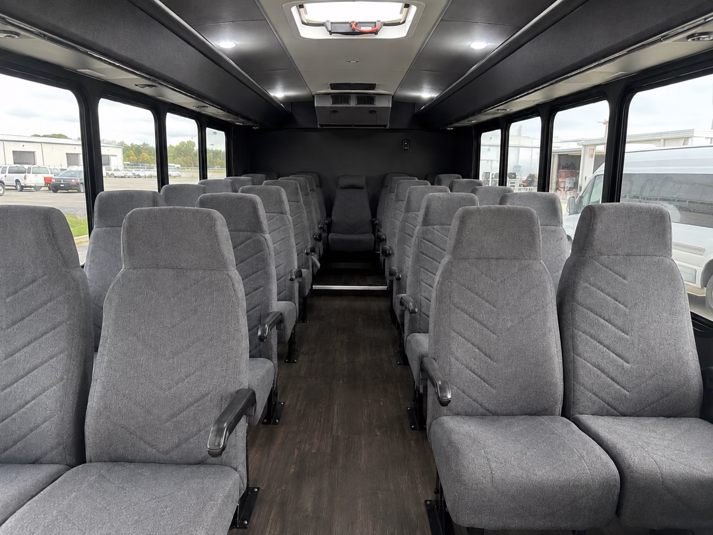 wichita falls 20 passenger minibus inside