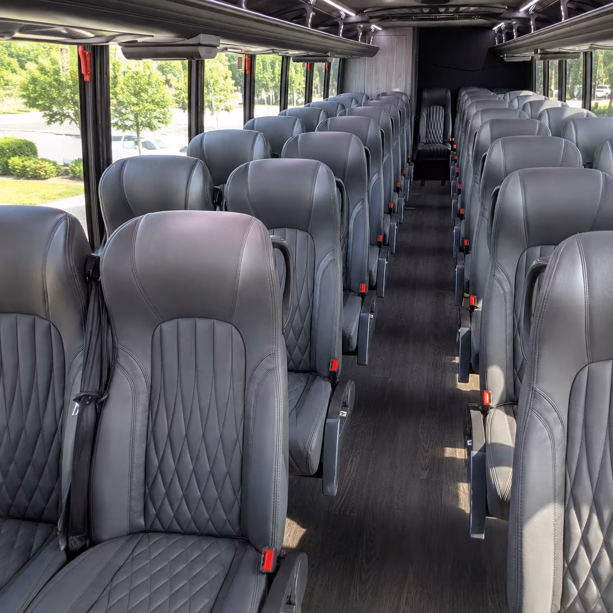 wichita falls 28 passenger minibus inside