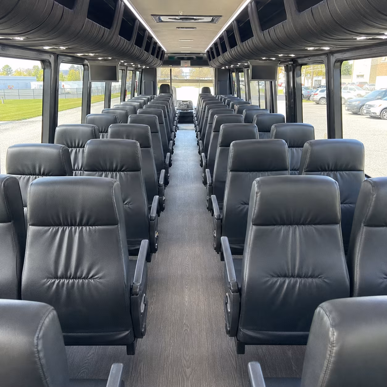 wichita falls 30 passenger minibus interior