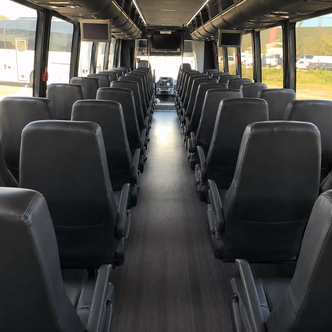 wichita falls 35 passenger minibus interior