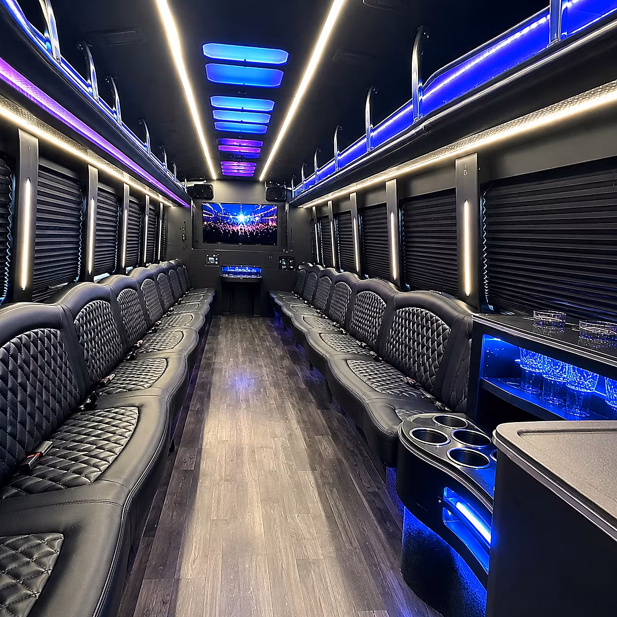 wichita falls party bus inside