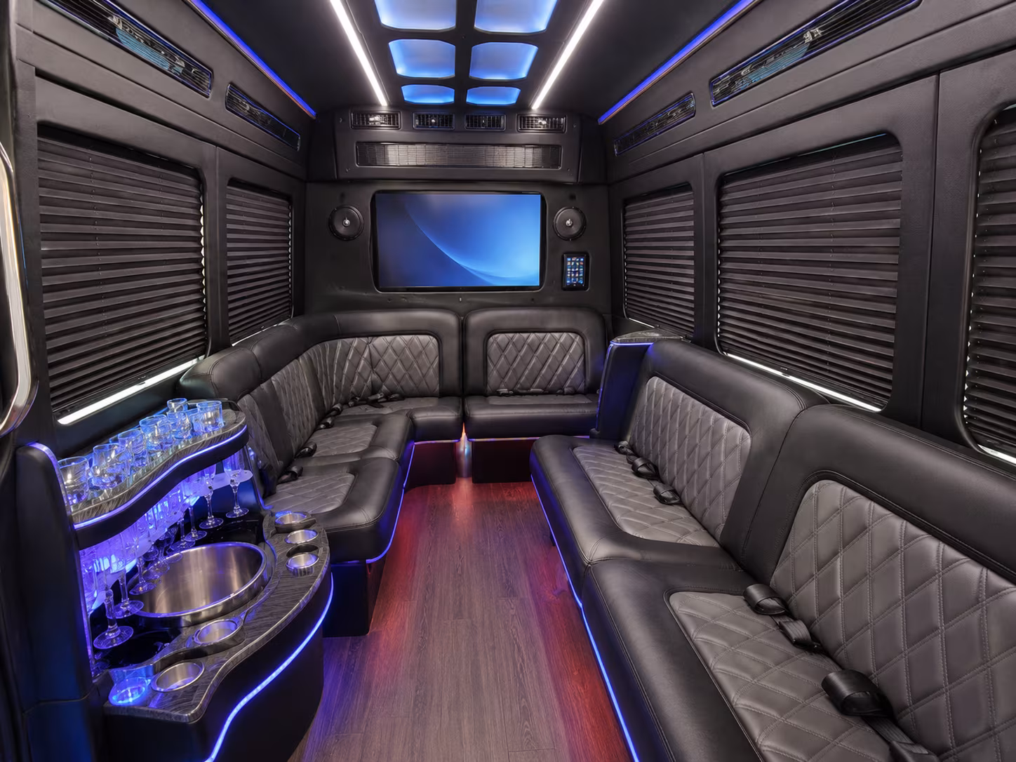 wichita falls sprinter limousine inside