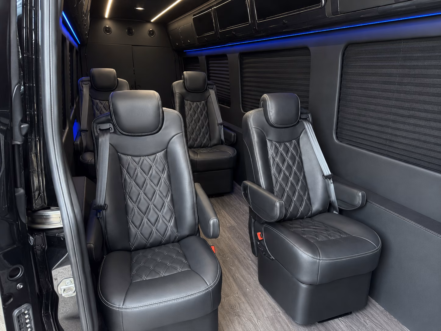 wichita falls sprinter van with driver inside